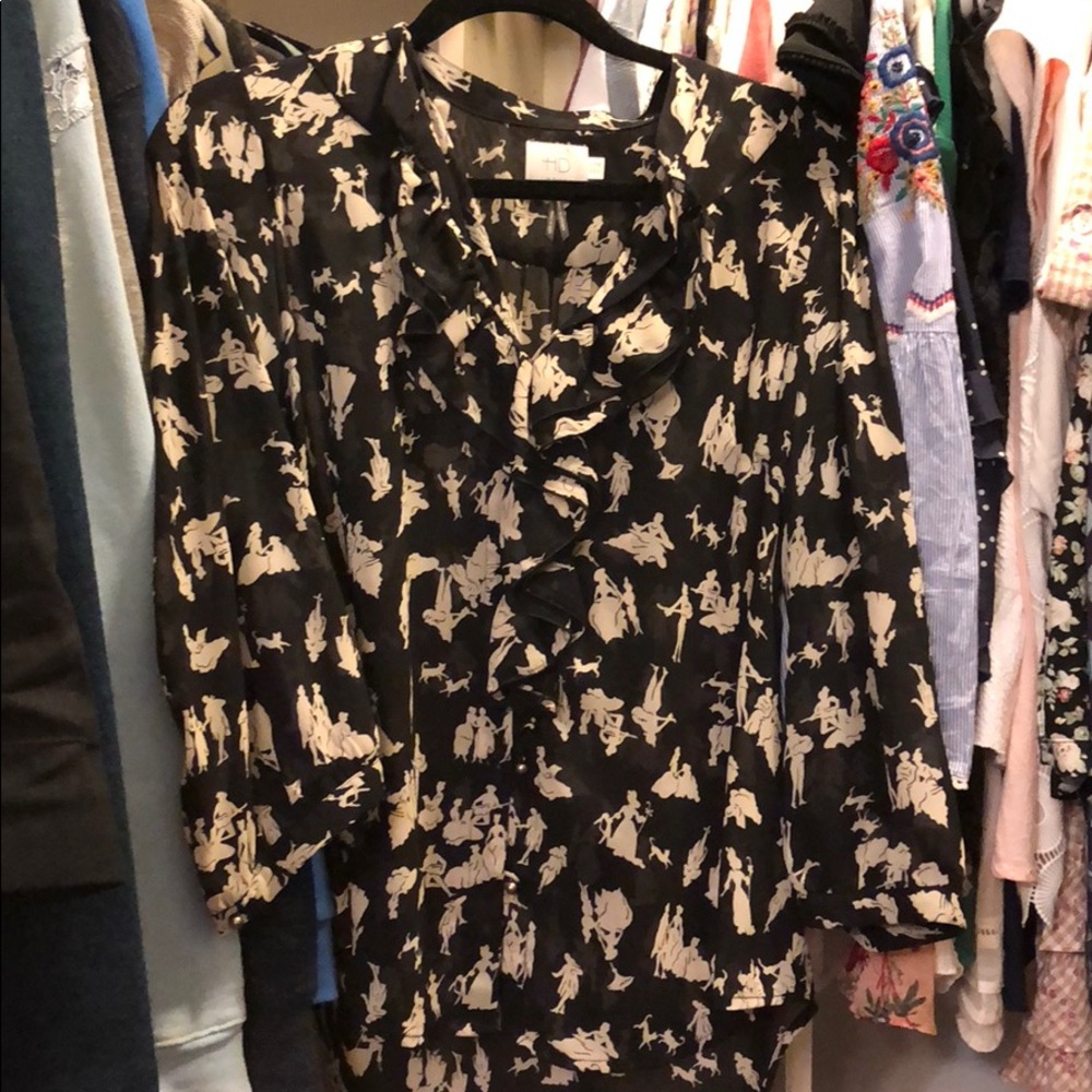Anthropologie HD In Paris blouse